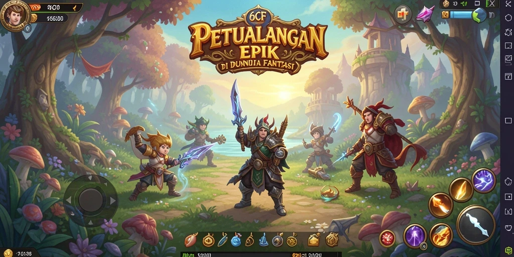 Gameplay RPG yang menakjubkan dan penuh petualangan di 6CF.