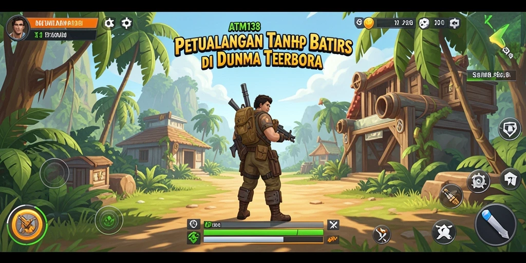 Tampilan gameplay <strong>ATM138</strong> yang mendebarkan dalam dunia terbuka.