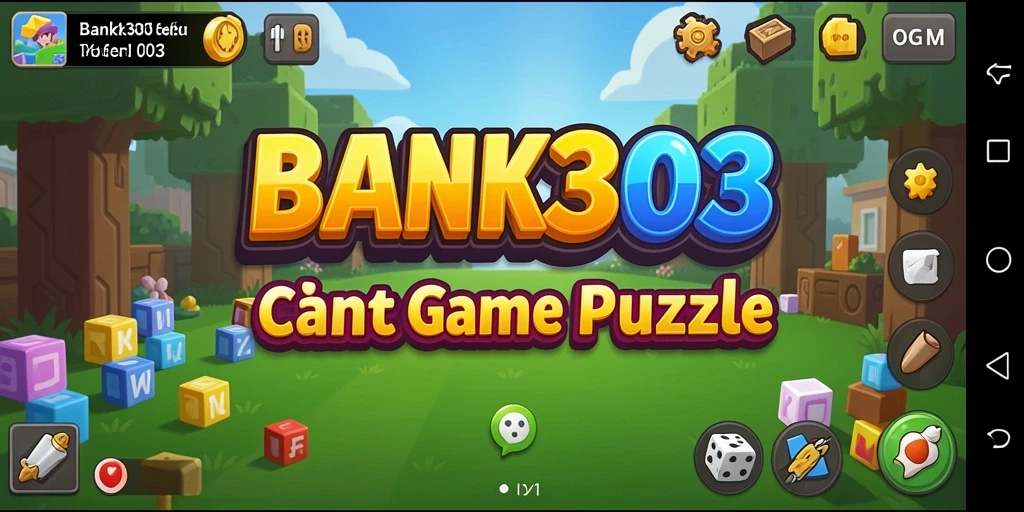 Screenshot BANK303 menunjukkan gameplay yang menarik dan menantang dengan puzzle yang beragam.