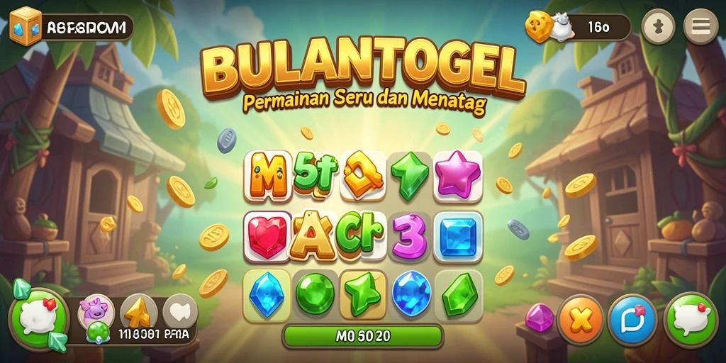 Tampilan gameplay BULANTOGEL yang seru dan menantang.