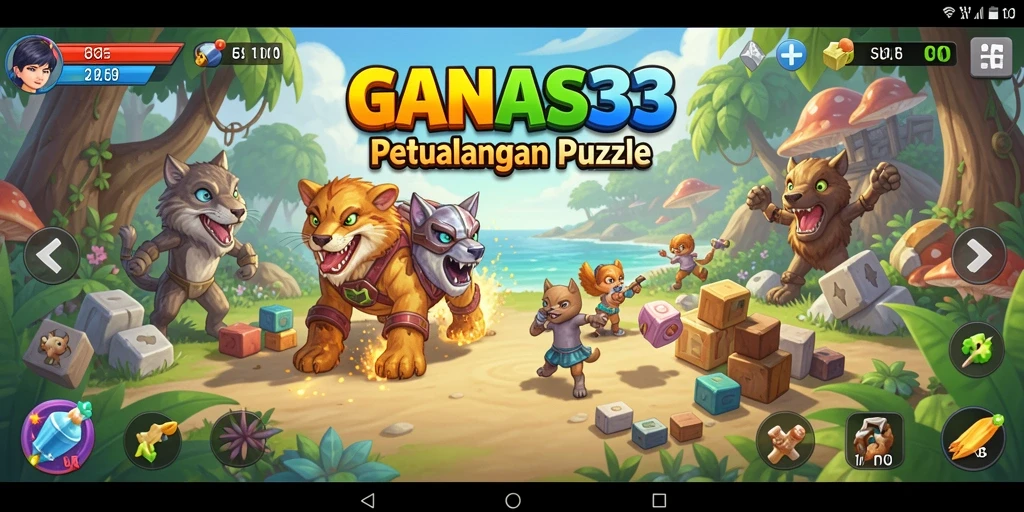 Tampilan gameplay GANAS33 yang menantang dan menarik