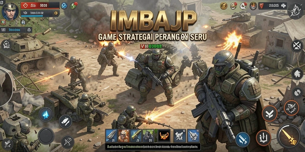 Tampilan menarik dari gameplay strategis IMBAJP.