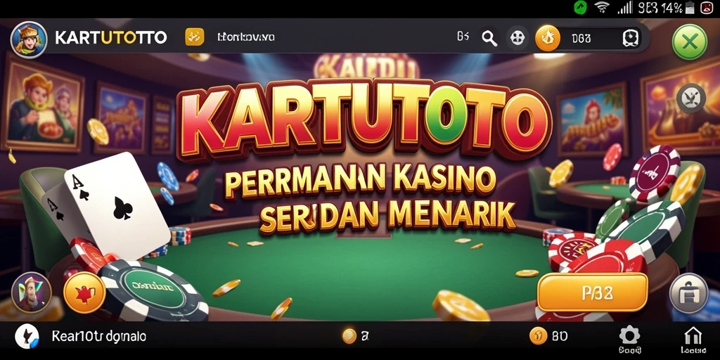 Tampilan menarik dari gameplay KARTUTOTO yang menegangkan.