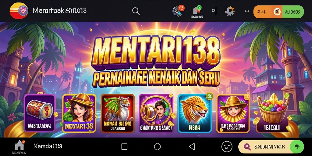 Tampilan gameplay menarik dari MENTARI138 yang penuh warna.