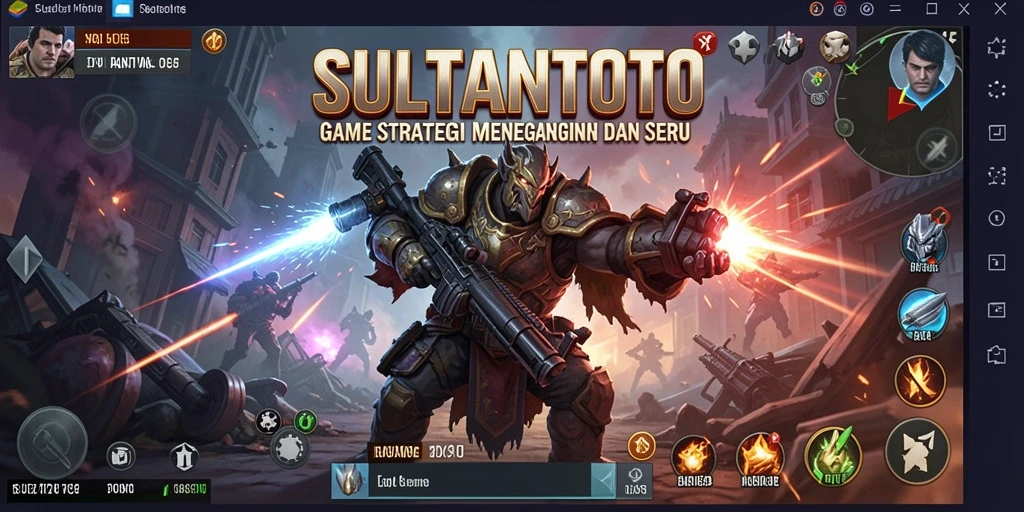 Screenshot gameplay SULTANTOTO dengan elemen strategi yang mendebarkan.