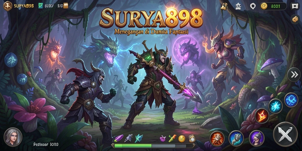Tangkapan layar gameplay <strong>SURYA898</strong> menampilkan eksplorasi menarik dalam dunia petualangan.