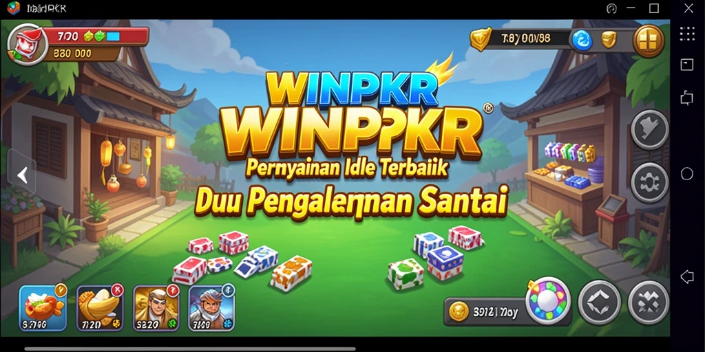 Screenshot gameplay WINPKR menampilkan pengalaman Idle yang menyenangkan.
