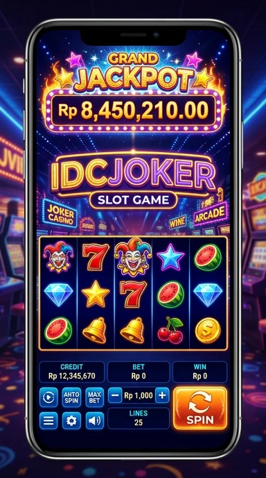 Screenshot aplikasi idcjoker menampilkan berbagai pilihan aplikasi yang lengkap.